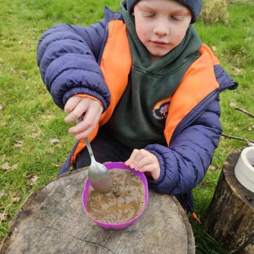 Fun with mud!